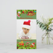 Holly mit Weihnachten im Foto dekoriert (Stehend Vorderseite)