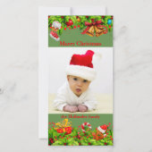 Holly mit Weihnachten im Foto dekoriert (Vorderseite)