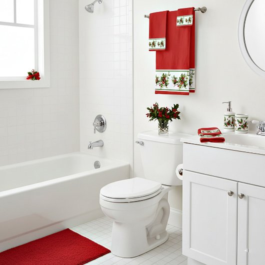 Holly-Muster Badhandtuch Set