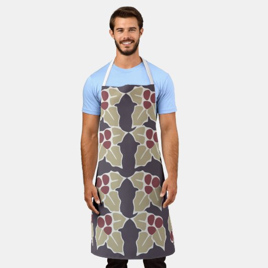 Holly-Muster Schürze (Getragen)