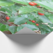 Holly-n-Berry Wrapping Paper Geschenkpapier (Ecke)