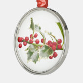 Holly Ornament Aus Metall (Links)