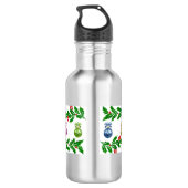 Holly Ornaments Edelstahlflasche (Rückseite)