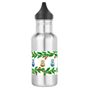 Holly Ornaments Edelstahlflasche