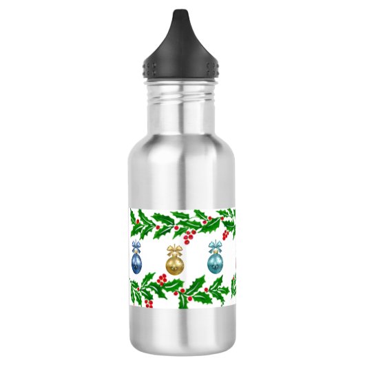 Holly Ornaments Edelstahlflasche (Links)