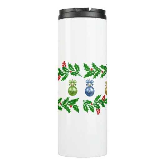 Holly Ornaments Thermosbecher (Rückseite)