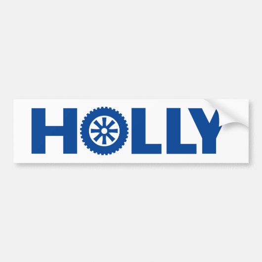 Holly Petrolhead Autoaufkleber (Vorne)