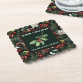 Holly & Pine Celebration Untersetzer (angewinkelt)