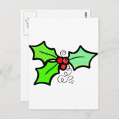 Holly Postkarte (Vorne/Hinten)
