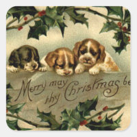 Holly Puppies Weihnachtsgrüße