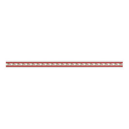 Holly Red & Green Stripe Ripsband