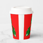 Holly Red Paper Cups Pappbecher (Links)