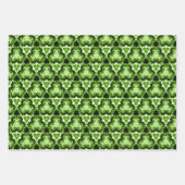 Holly Red, Traditional Green und Solid Red Geschenkpapier Set (Vorderseite 2)