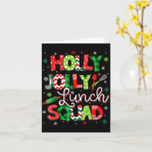Holly Retro Jolly Lunch Squad Cafeteria Lunch Lady Karte (Gelbe Blume)