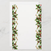 Holly Side Border Briefpapier (Vorne/Hinten)