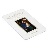 Holly Simple Elegante Chic Weihnachtsfamilie Magnet (Rechte Seite)