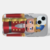 Holly-Soldat-Illustration Nutcracker Red Silver Case-Mate iPhone Hülle (Rückseite (Horizontal))