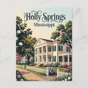 Holly Springs, Mississippi Postkarte
