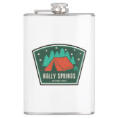 Holly Springs National Forest Mississippi Camping Flachmann (Vorderseite)