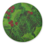 Holly Square Keramikknauf (Vorderseite)