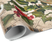 Holly-Tage Geschenkpapier (Rolleneckpunkt)