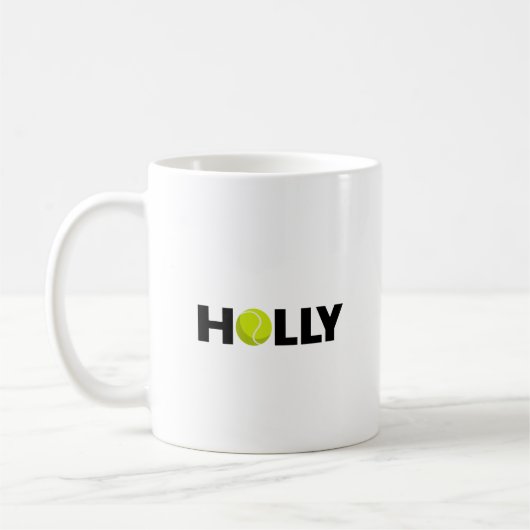 Holly Tennis Coffee Tasse (Links)