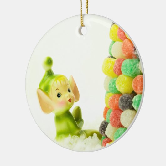 Holly the Pixie Elf Keramik Ornament (Links)