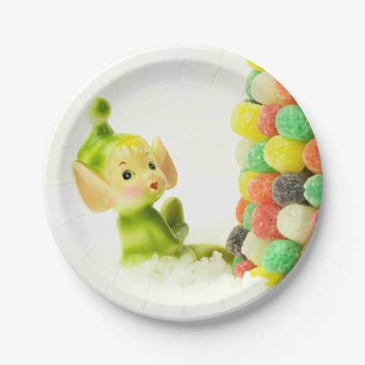 Holly the Pixie Elf Pappteller (Vorderseite)