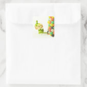 Holly the Pixie Elf Quadratischer Aufkleber (Tasche)