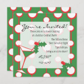 Holly-tini Einladung (Vorne/Hinten)