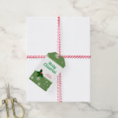 Holly Tree Berry Snowflake Custom Christmas Geschenkanhänger (Mit Garn)