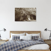 Holly Tree - Sepia Leinwanddruck (Insitu (Schlafzimmer))