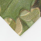 Holly Tree Weihnachtsfeiertag Vintag Fleecedecke (Ecke)