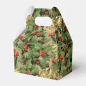 Holly Tree Weihnachtsfeiertag Vintag Geschenkschachtel (Vorderseite)