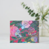 Holly und Angel Postkarte (Stehend Vorderseite)