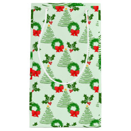 Holly und Bäume und Kränze, Oh mein! Kleine Geschenktüte