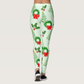 Holly und Bäume und Kränze, Oh mein! Leggings (Rückseite)