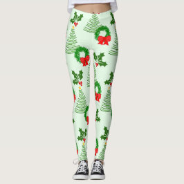 Holly und Bäume und Kränze, Oh mein! Leggings