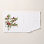 Holly und Beeren personalisiert Handtuch (Handtuch)