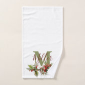 Holly und Beeren personalisiert Handtuch (Handtuch)