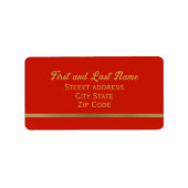 Holly und die Ivy Adressaufkleber (Vorne)