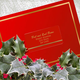 Holly und die Ivy Adressaufkleber