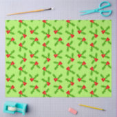 Holly und dots_green seidenpapier (Basteln)