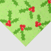 Holly und dots_green seidenpapier (Ausschnitt)