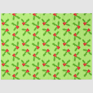 Holly und dots_green seidenpapier