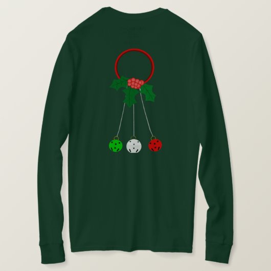 Holly und Jingle Bells Long Sleeve Shirt (Design Rückseite)