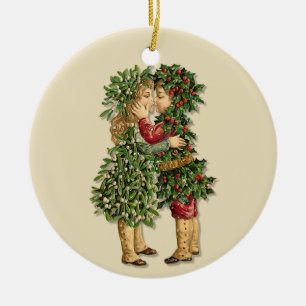 Holly und Mistelzweig Kinder Weihnachtsschmuck