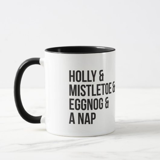 Holly und Mistletoe und Eggnog und A Nickerchen Tasse (Links)