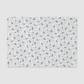 Holly und Pine | GEMUSTERT Seidenpapier (Vorderseite)