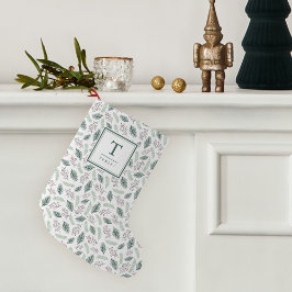 Holly und Pine | MIT MONOGRAMM Kleiner Weihnachtsstrumpf